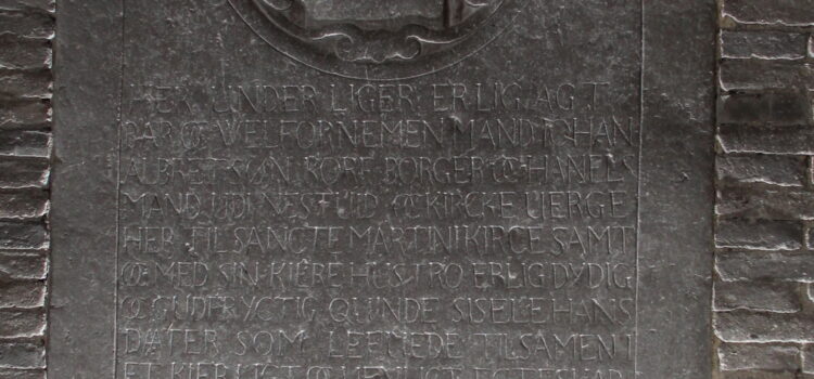 6 Johan Korff og Sidsel Hansdatters gravsten